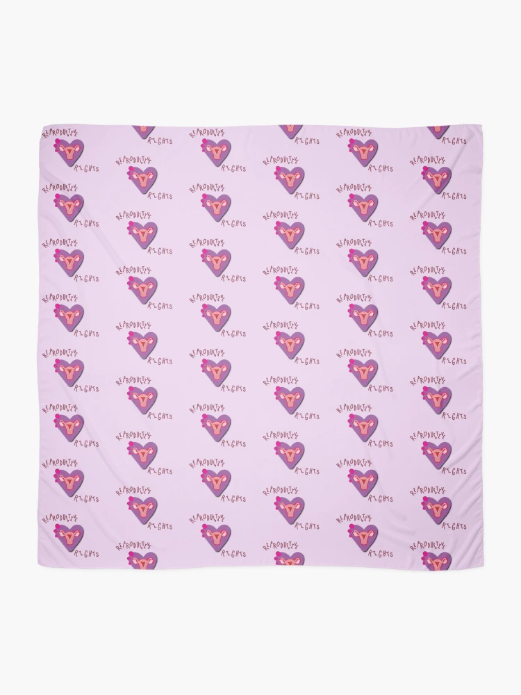 Thumbnail 2 of 3, Scarf, Reproductive Rights Are Human Rights designed and sold by dottydoodles.