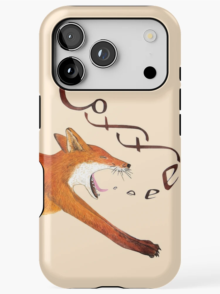Thumbnail 1 of 4, iPhone Case, Coffee Fox designed and sold by Ruta.