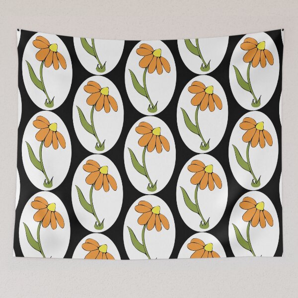 Item preview, Daisy Whimsical Cartoon Illustration Happy Colours  designed and sold by AngelDawnDesign.