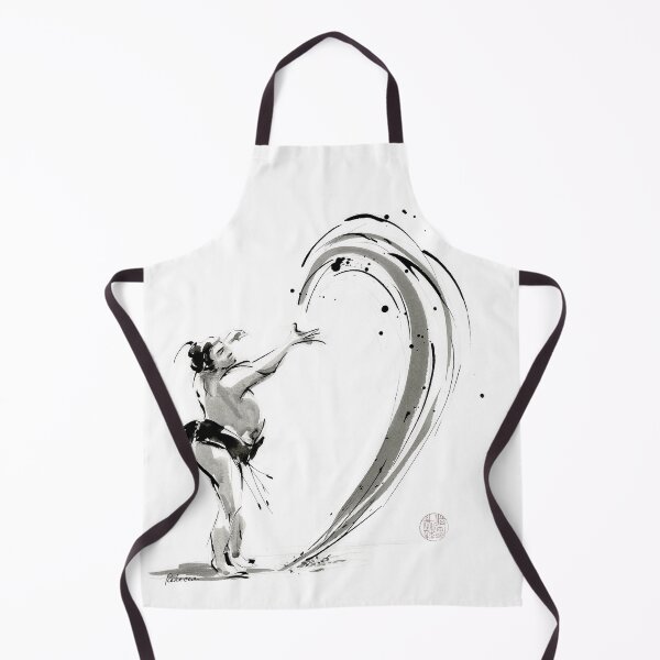 Item preview, Sumo #8 - Shubatsu ink wash painting on paper designed and sold by Rebecca Rees.