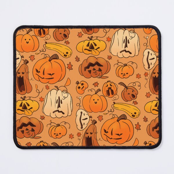Item preview, Pumpkin faces pattern  designed and sold by JenChibi.