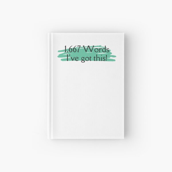 Item preview, 1,667 Words A Day - I Got This - NaNoWriMo Writing Sticker Design designed and sold by With Graceful Purpose.