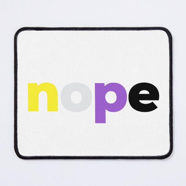 Item preview, nope. LGBTQ Nonbinary Pride designed and sold by Subtle Pride Shop.