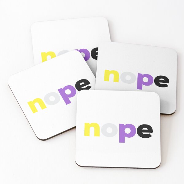 Item preview, nope. LGBTQ Nonbinary Pride designed and sold by Subtle Pride Shop.