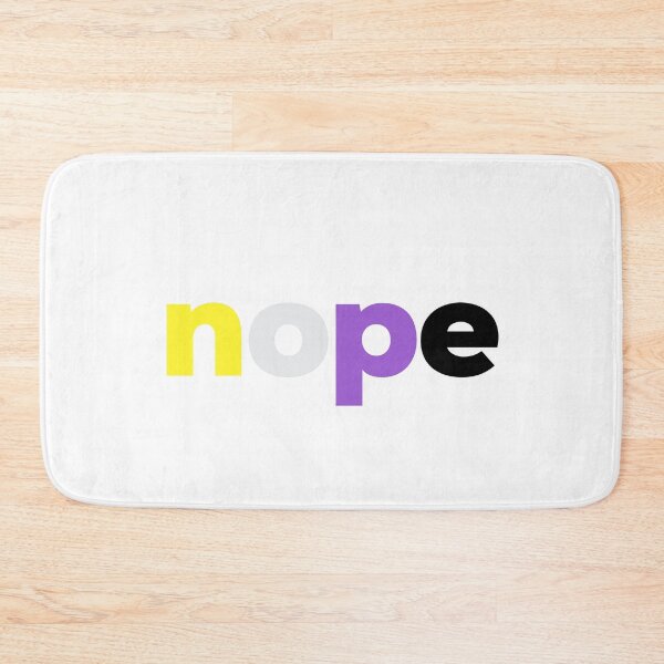 Artikelvorschau, nope. LGBTQ Nonbinary Pride entworfen und verkauft von Subtle Pride Shop.