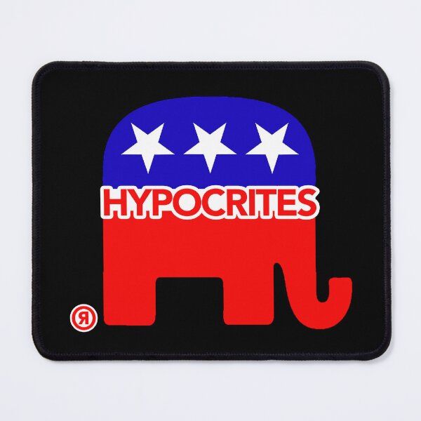 Item preview, Republican Hypocrites Elephant 2.0 (RWB) designed and sold by Thelittlelord.