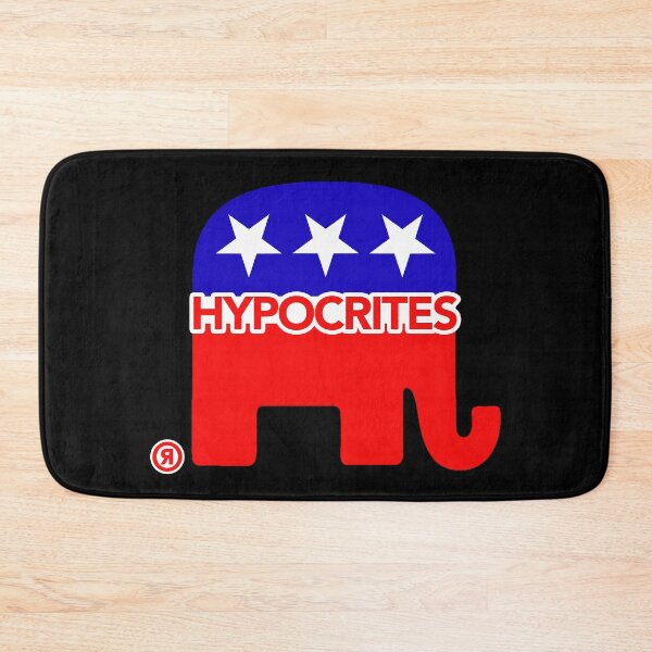 Item preview, Republican Hypocrites Elephant 2.0 (RWB) designed and sold by Thelittlelord.