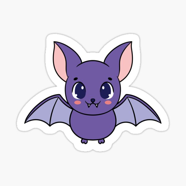"kawaii bat" Sticker for Sale by Raymi03 Redbubble