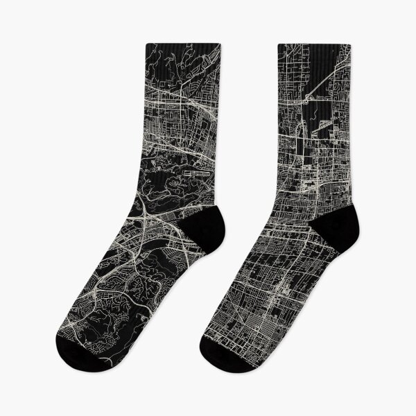 Item preview, Pomona, USA - monochrome city map designed and sold by cozyspirit.