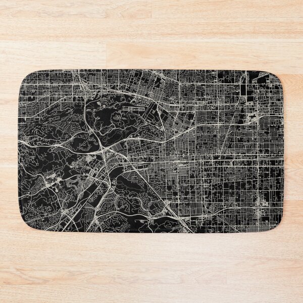 Item preview, Pomona, USA - monochrome city map designed and sold by cozyspirit.
