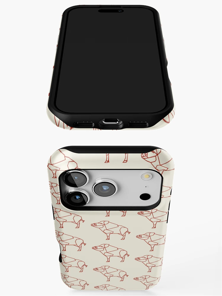 Thumbnail 3 of 4, iPhone Case, Cream Razorback, Arkansas, Arkansas Razorbacks, Hogs, Arkansas Hogs, Razorback Football, Razorback Baseball designed and sold by Clancy Rodgers.