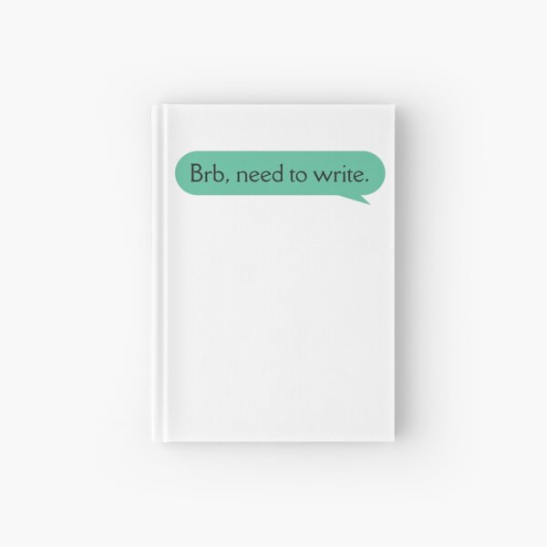 Item preview, Brb, need to write - NaNoWriMo Writing Sticker Design designed and sold by With Graceful Purpose.