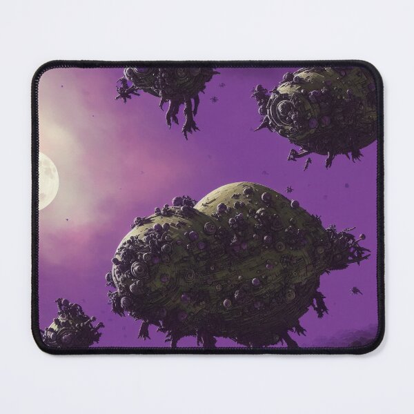 Item preview, Alien battlesnails invading a purple planet IV designed and sold by BrachiaST.