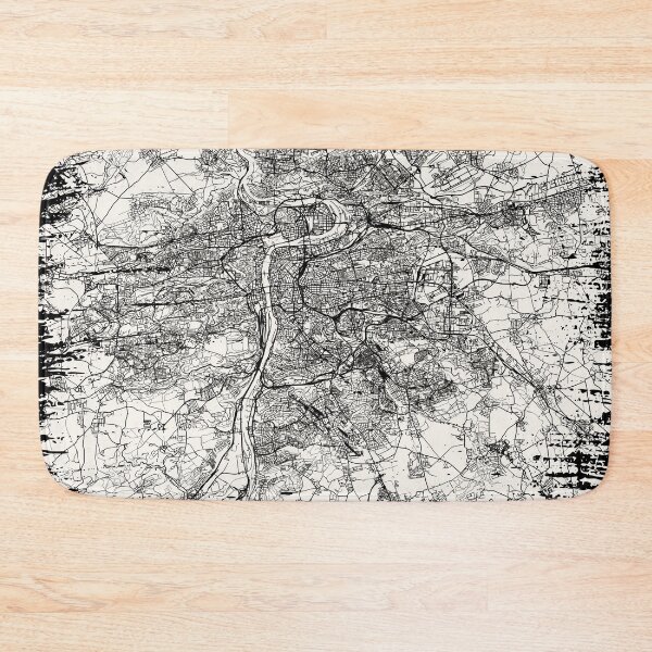 Item preview, Prague - Czech Republic - vintage map designed and sold by cozyspirit.