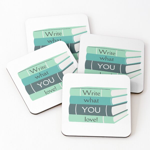 Item preview, Write what you love - NaNoWriMo Writing Sticker Design designed and sold by With Graceful Purpose.
