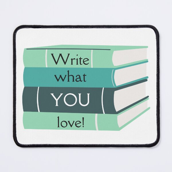 Item preview, Write what you love - NaNoWriMo Writing Sticker Design designed and sold by With Graceful Purpose.