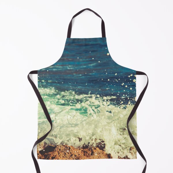 Aperçu de l'œuvre Plage d'été avec océan bleu turquoise, vagues mousseuses et sable beige créée et vendue par MyArt23.