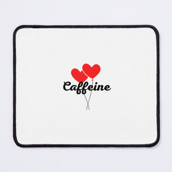 Item preview, Caffeine Lover with Hearts designed and sold by Kubala.