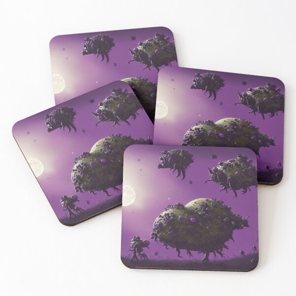 Item preview, Alien battlesnails invading a purple planet V designed and sold by BrachiaST.