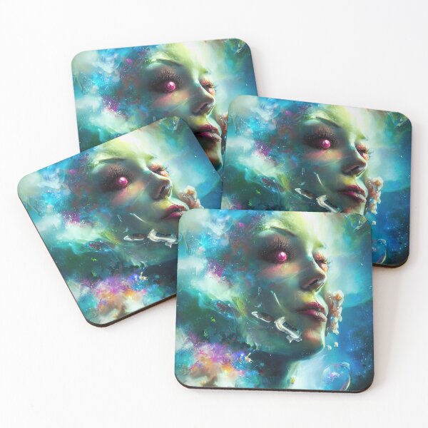 Item preview, Surreal Digital Painting - Cloud Watcher - AI Art designed and sold by BRaiNDEDprints.