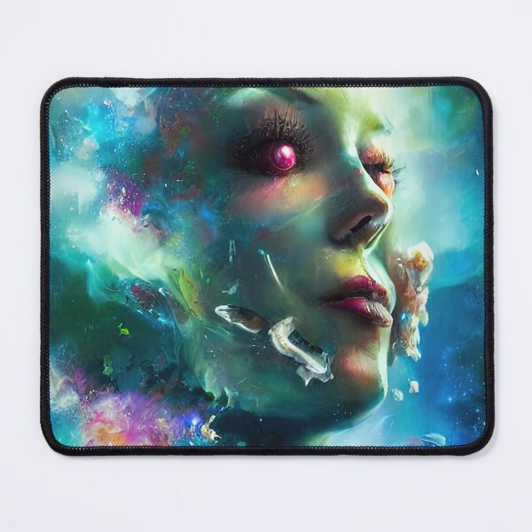 Item preview, Surreal Digital Painting - Cloud Watcher - AI Art designed and sold by BRaiNDEDprints.