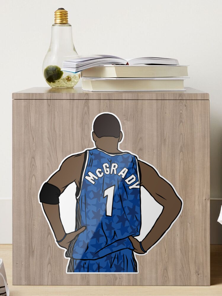 Tracy McGrady Back-To Sticker for Sale by RatTrapTees