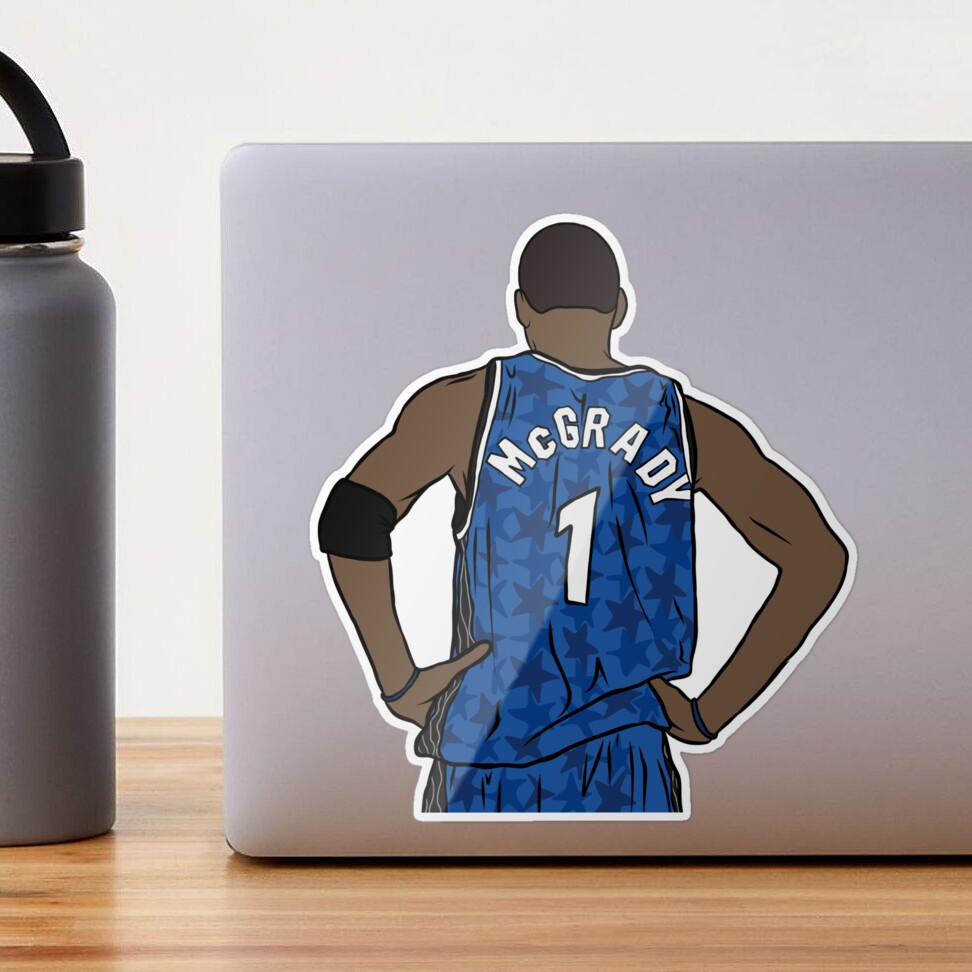 Tracy McGrady Back-To Sticker for Sale by RatTrapTees