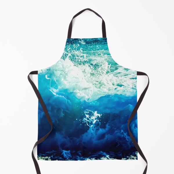 Aperçu de l'œuvre Océan bleu turquoise Plage d'été Vagues écumeuses créée et vendue par MyArt23.