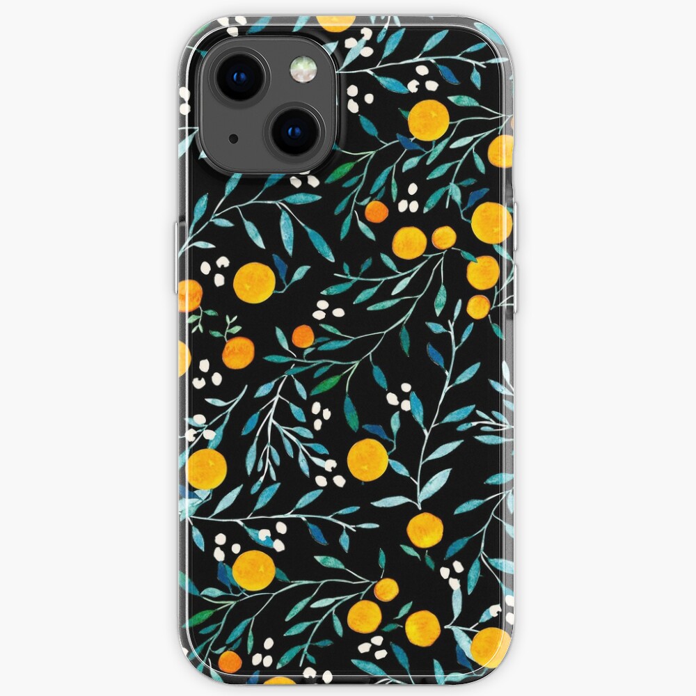 Oranges on Black iPhone Case