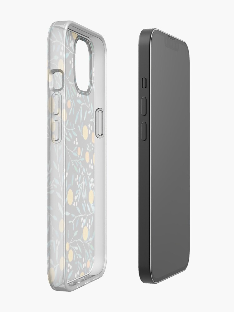 Alternate view of Oranges on Black iPhone Case
