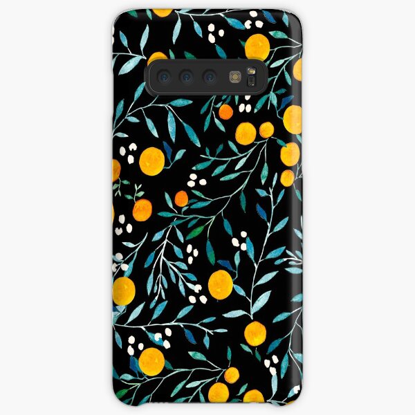 Oranges on Black Samsung Galaxy Snap Case