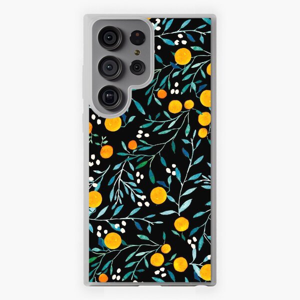 Aperçu de l'œuvre Oranges sur fond noir créée et vendue par artiisan.
