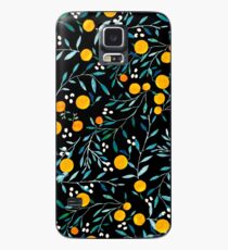 Funda/vinilo para Samsung Galaxy Naranjas en negro