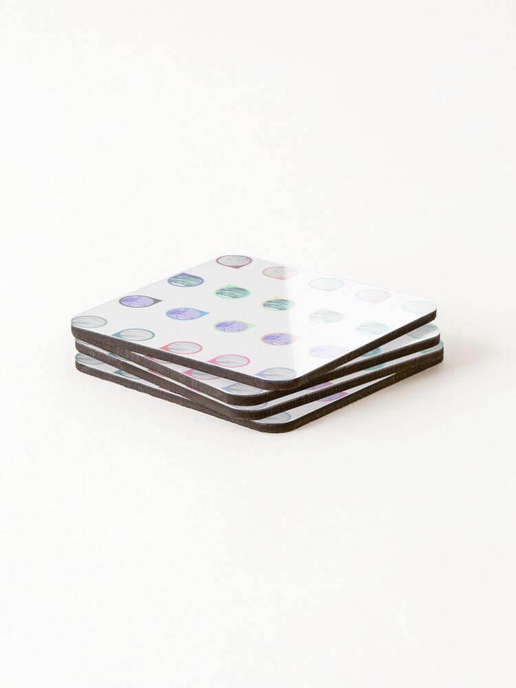 Thumbnail 4 of 5, Coasters (Set of 4), Daily Routine designed and sold by AvailableVA.