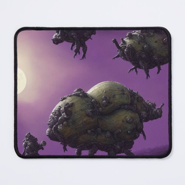 Item preview, Alien battlesnails invading a purple planet VI designed and sold by BrachiaST.