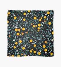 Oranges on Black Scarf