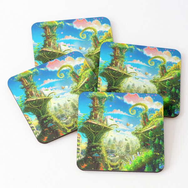 Item preview, Futuristic Plant City Digital Painting, AI Generated Art designed and sold by sweetbelle.