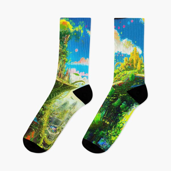 Item preview, Futuristic Plant City Digital Painting, AI Generated Art designed and sold by sweetbelle.
