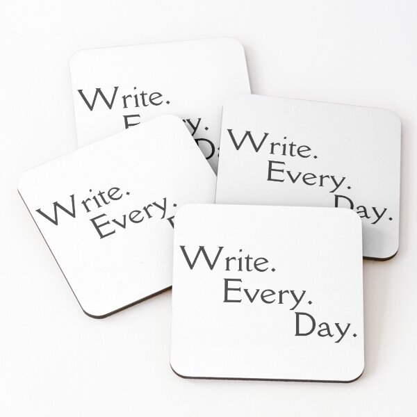 Item preview, Write. Every. Day. - NaNoWriMo Writing Sticker Design designed and sold by With Graceful Purpose.