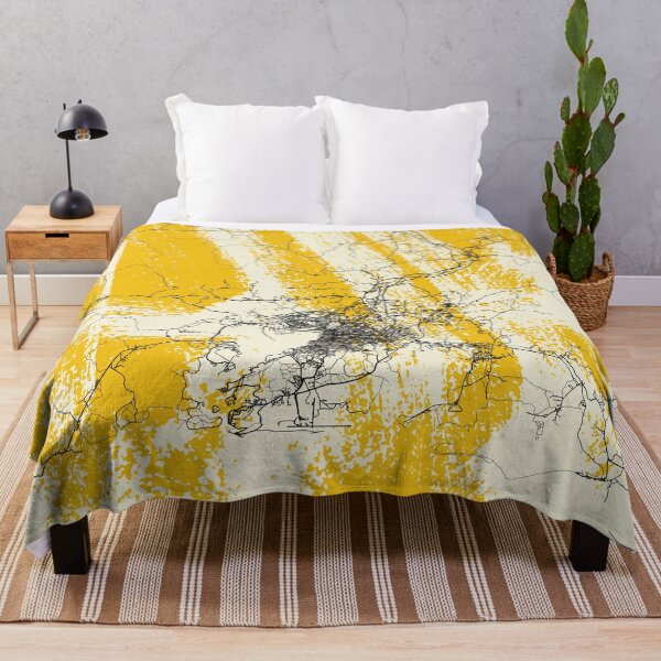 Item preview, Santiago de Cuba - yellow map designed and sold by cozyspirit.