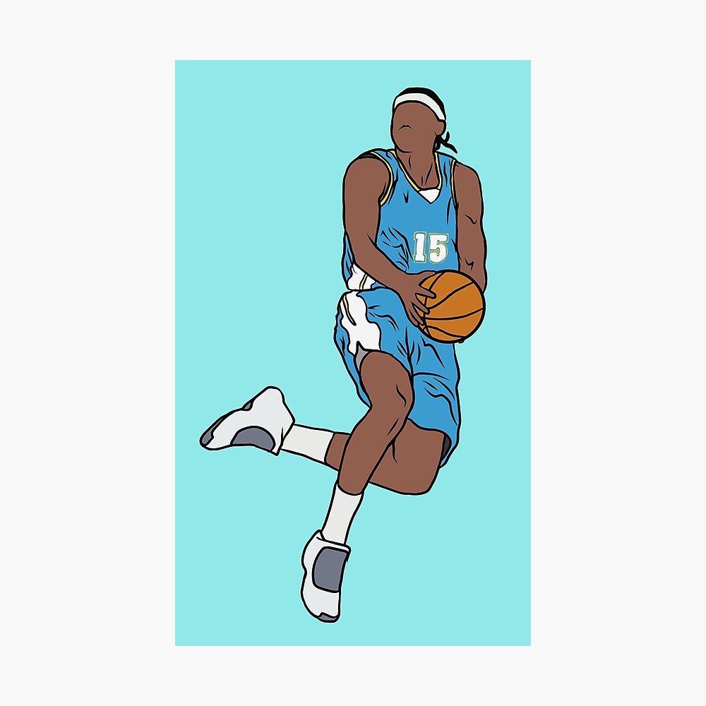 Carmelo Anthony Celebration Sketch | Art Board Print