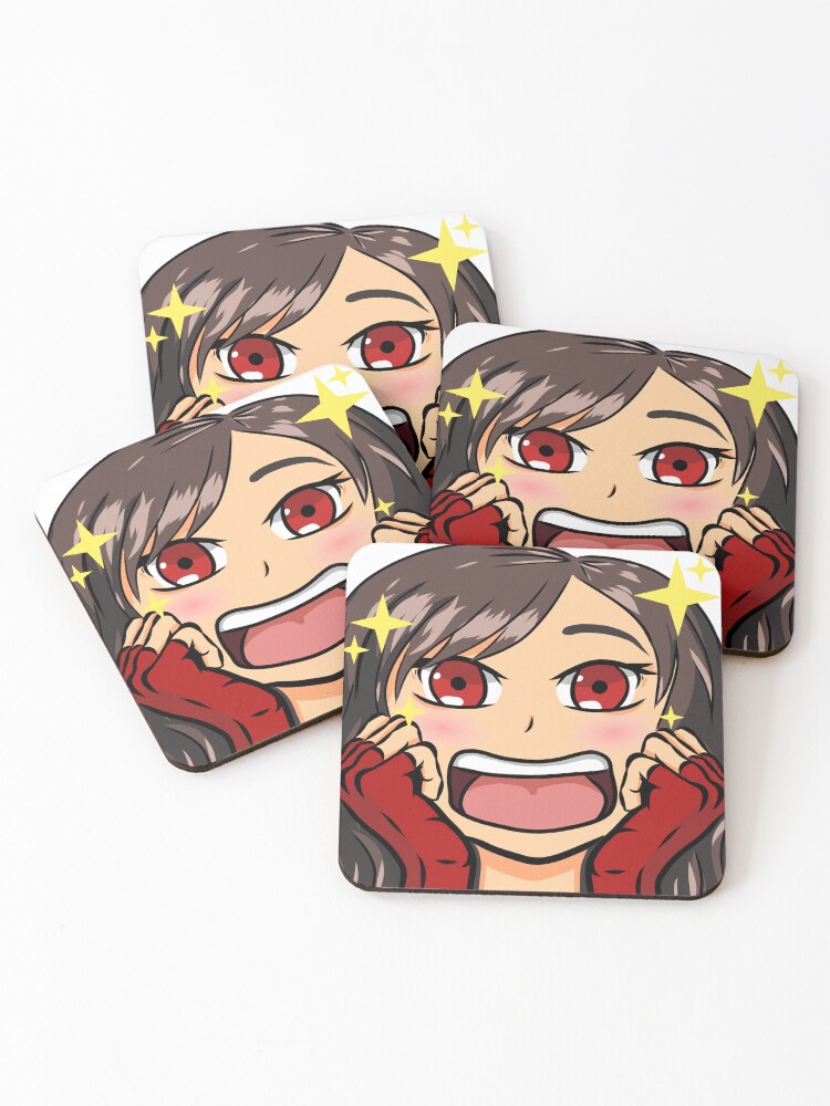 Thumbnail 1 of 5, Coasters (Set of 4), Tifa Lockhart Joy designed and sold by NoxKitsune.