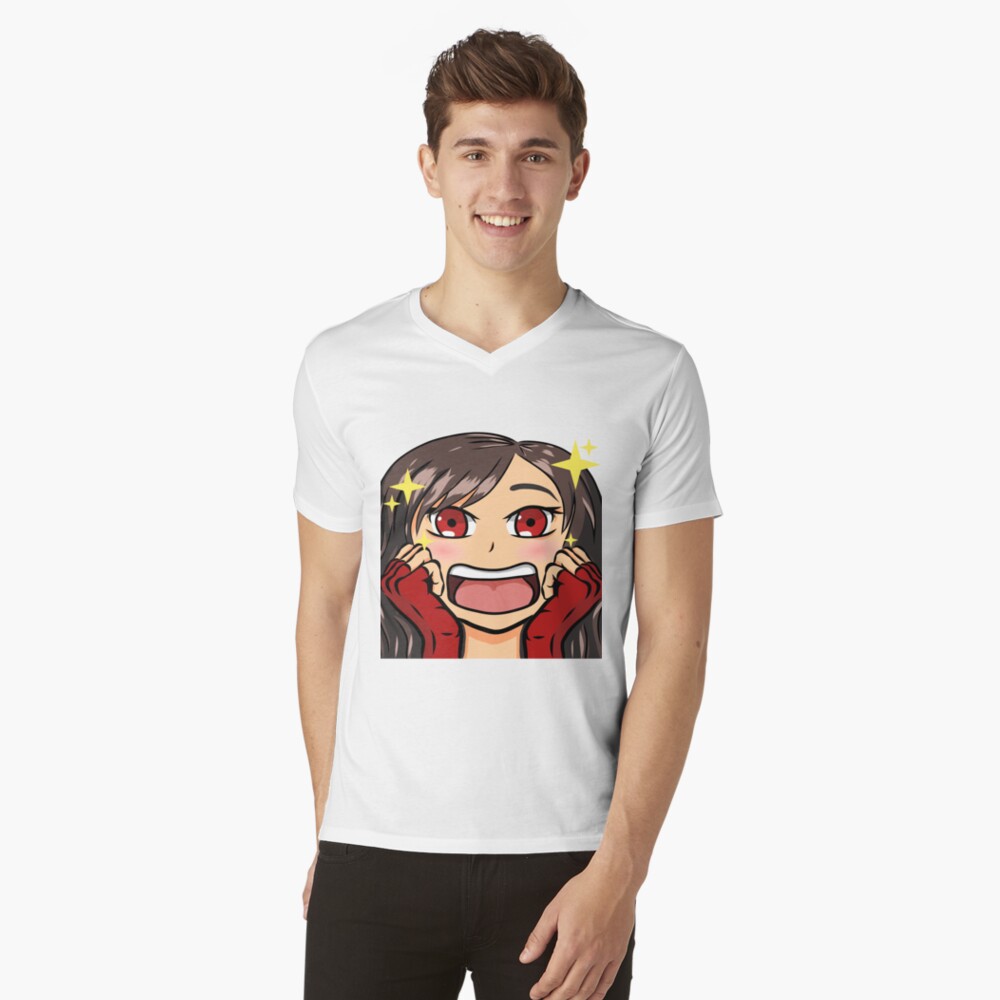 Item preview, V-Neck T-Shirt designed and sold by NoxKitsune.
