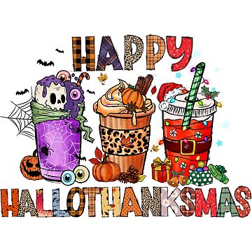 Happy Hallothanksmas Coffee T-shirt