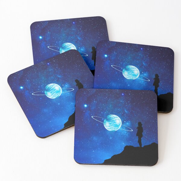 Item preview, Watching Blue Planet  at night  designed and sold by Yasmine khalifa.