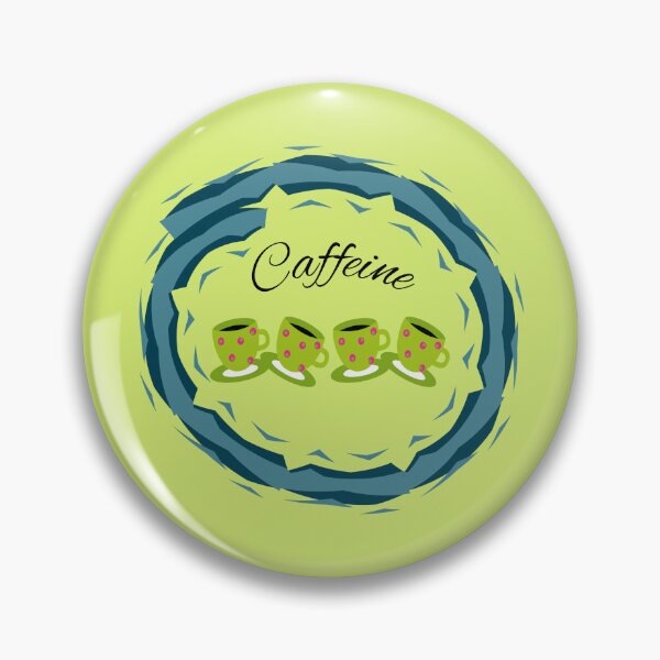 Item preview, Caffeine Caffee Cafe Green Cups designed and sold by Kubala.