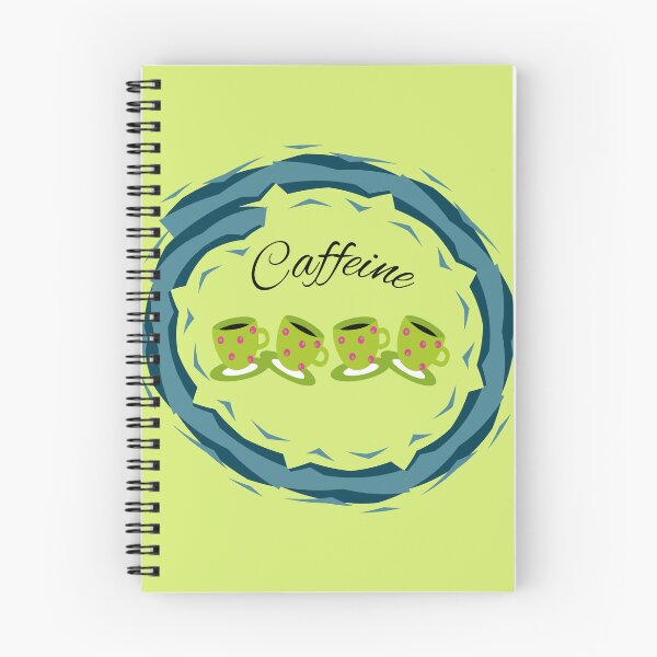 Item preview, Caffeine Caffee Cafe Green Cups designed and sold by Kubala.