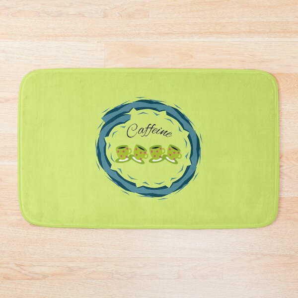 Item preview, Caffeine Caffee Cafe Green Cups designed and sold by Kubala.