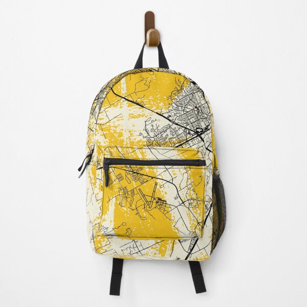 Item preview, Waco, USA - yellow city map drawing designed and sold by cozyspirit.
