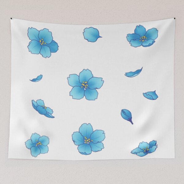Item preview, Falling Blue Sakura designed and sold by Loram.